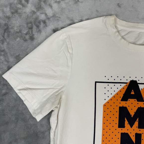 Armani Exchange Men's White Graphic T-Shirt Size Medium - Picture 4 of 14